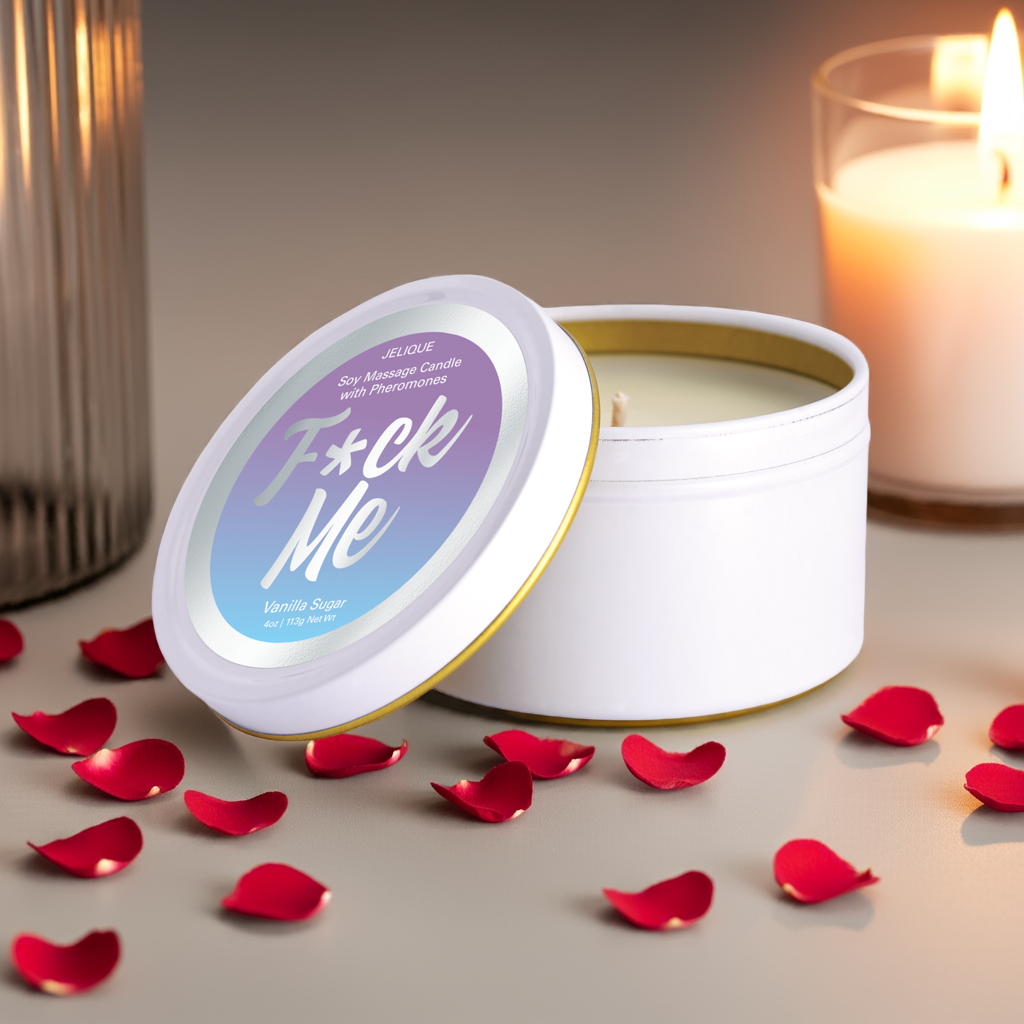 MOOD CANDLES Pheromone Soy Massage Candles Vanilla Sugar 4oz | 113g