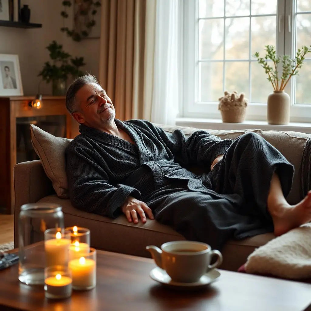 relaxing man