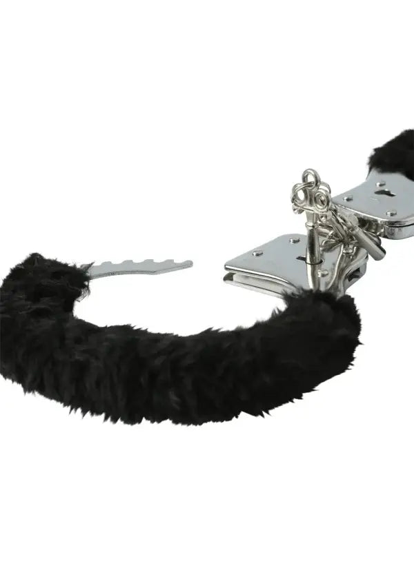 Furry Handcuffs: Black - JAKOKN - STORE