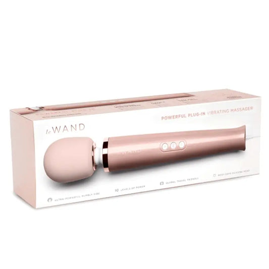 Plug - In Vibrating Massager - Rose Gold - JAKOKN - STORE