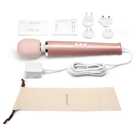 Plug - In Vibrating Massager - Rose Gold - JAKOKN - STORE